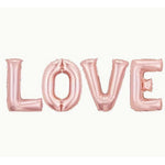 Set 4 Baloane din Folie Metalizata, Flippy, Figurine Litere, Model Scris Love, Tema Iubire, 80 cm, Ambalaj Individual,