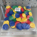 Set 4 Greutati pentru Baloanele cu Heliu, Flippy, 32 grame, 8 grame Fiecare, Plastic, Forma Smiley Face, Multicolor
