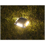 Set 4 Lampi Solare, Flippy, 8 LED-uri, IP65, din ABS+PC, 6-12 h Iluminare, Baterie 1.2 V 600 mAh, Montare pe