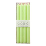 Set 4 Lumanari, Flippy, pentru Suport de Masa, Fara Miros si Fum, din Parafina, 2.2 x 25 cm, Verde