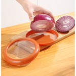Set 4 Recipiente pentru Pastrarea Proaspata a Legumelor, Flippy, Cutii Portabile Sigilate Anti-oxidare, 4 Forme