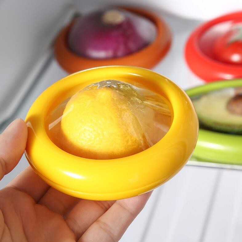 Set 4 Recipiente pentru Pastrarea Proaspata a Legumelor, Flippy, Cutii Portabile Sigilate Anti-oxidare, 4 Forme