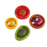 Set 4 Recipiente pentru Pastrarea Proaspata a Legumelor, Flippy, Cutii Portabile Sigilate Anti-oxidare, 4 Forme