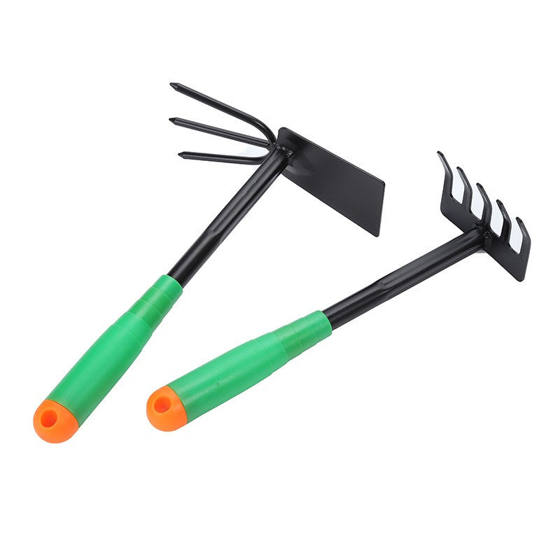 Set 4 Unelte de Gradina Flippy, pentru Plantare Prelucrare Sol si Ingrijire Plante, Material PVC si cardboard, 31.5 x