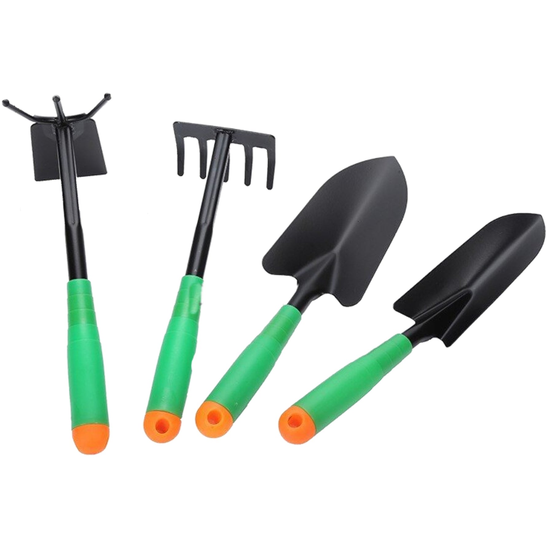 Set 4 Unelte de Gradina Flippy, pentru Plantare Prelucrare Sol si Ingrijire Plante, Material PVC si cardboard, 31.5 x