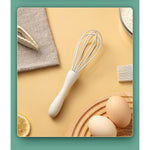 Set 4 Ustensile de Bucatarie, Flippy, din Silicon+Inox, Termorezistente, Antiaderente, 20 x 15 x 4 cm, Alb Ivory
