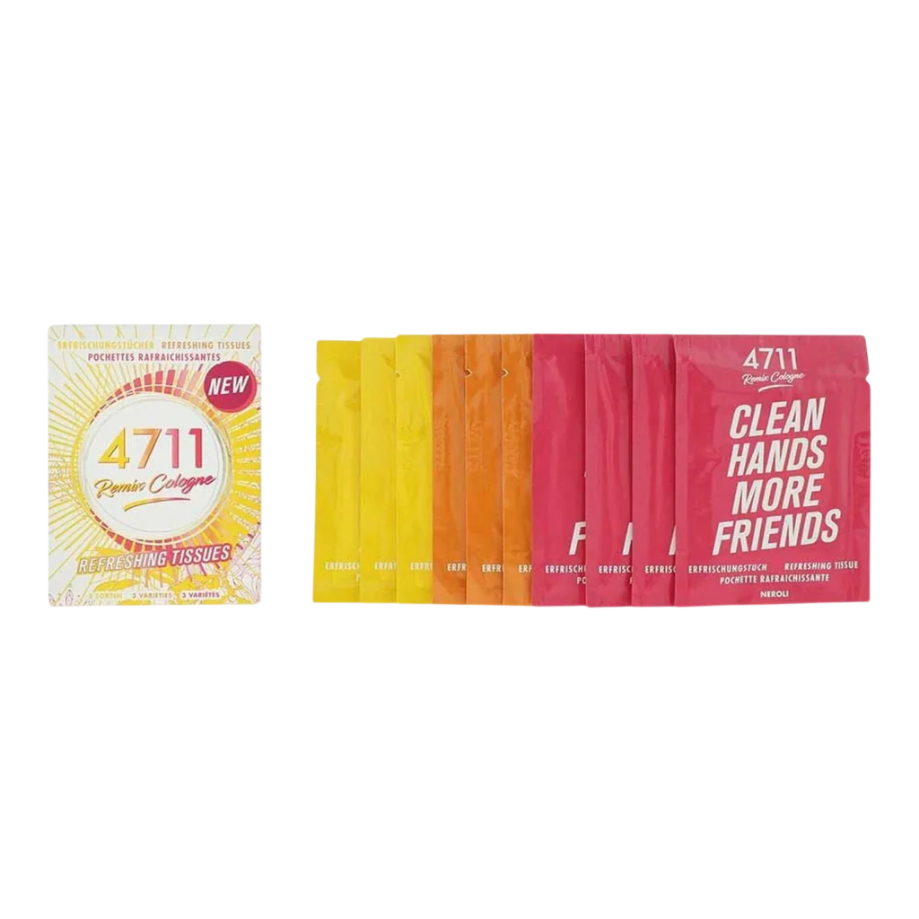Set, 4711, Remix Cologne, Șervețele de curățare, 10 buc.