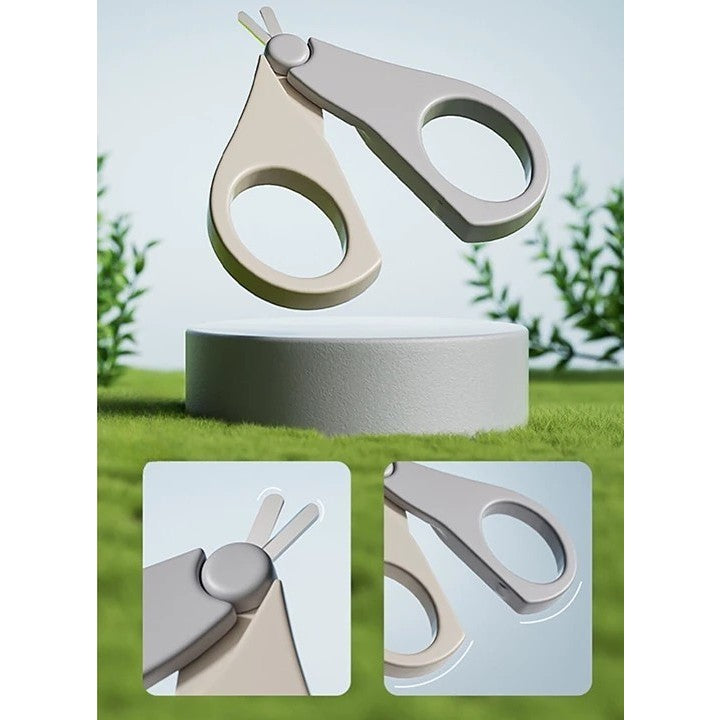 Set 4in1 de Ingrijire Unghii pentru Bebelusi, Flippy, Cutie de Depozitare Dinozaur Transparent, 0-6 Ani, 11.5 x 9 x 3