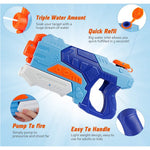 Set 4x Pistol cu Apa pentru Copii, Flippy, 6ani+, Multicolor, 2x 550 ML + 2x 300 ML
