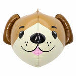 Set 5 Baloane Folie Metalizata, Flippy, Figurine Animale Domestice, 30 cm, Ambalaj Individual, Pai inclus, Umflare cu