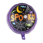 Set 5 Baloane din Folie Metalizata, Flippy, Figurine, Tema Halloween, Pai Inclus, Ambalaj Individual, Umflare cu Aer