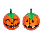 Set 5 Baloane din Folie Metalizata, Flippy, Figurine, Tema Halloween, Pai Inclus, Ambalaj Individual, Umflare cu Aer
