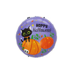 Set 5 Baloane din Folie Metalizata, Flippy, Figurine, Tema Halloween, Pai Inclus, Ambalaj Individual, Umflare cu Aer