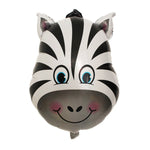 Set 5 Baloane Folie Metalizata, Flippy, Figurine Animale Salbatice, 30 cm, Ambalaj Individual, Pai inclus, Umflare cu