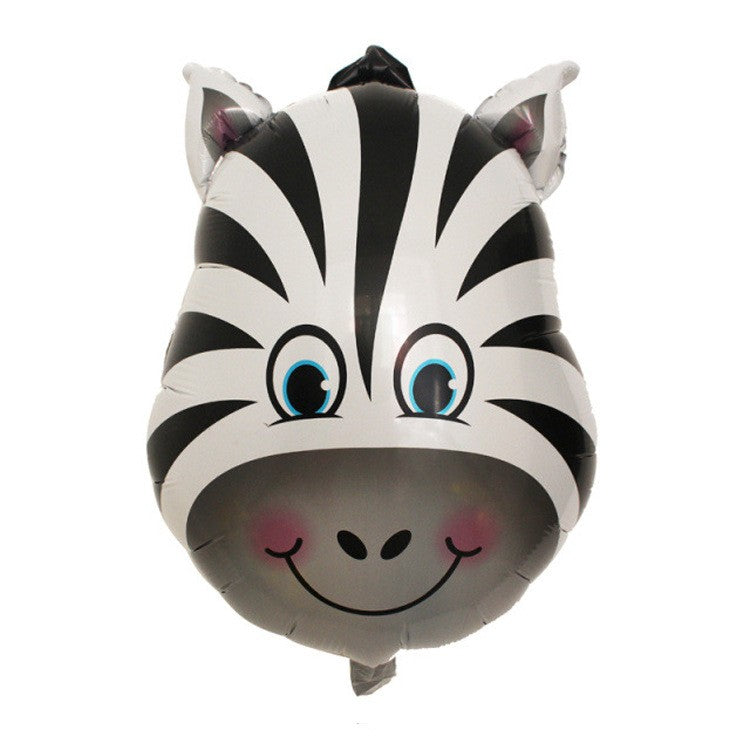 Set 5 Baloane Folie Metalizata, Flippy, Figurine Animale Salbatice, 30 cm, Ambalaj Individual, Pai inclus, Umflare cu