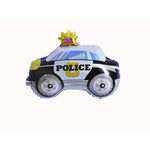Set 5 Baloane Folie Metalizata, Flippy, Figurine Masini, 30 cm, Ambalaj Individual, Pai inclus, Umflare cu Aer sau