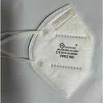 Set 5 bucati Masca de protectie faciala, Flippy®️, de unica folosinta, FFP2 CE 2163, 5 straturi, nesterila, ambalaj