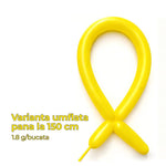 Baloane de Modelaj, Flippy, Set 50 bucati, Model Standard, din Latex, 30 x 1.5 cm, 1.8 g per unitate, pana la 150 cm,