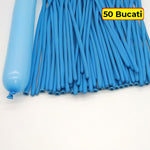 Baloane de Modelaj, Flippy, Set 50 bucati, Model Standard, din Latex, 30 x 1.5 cm, 1.8 g per unitate, pana la 150 cm,
