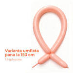 Baloane de Modelaj, Flippy, Set 50 bucati, Model Standard, din Latex, 30 x 1.5 cm, 1.8 g per unitate, pana la 150 cm,