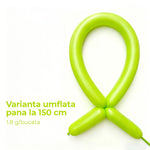 Baloane de Modelaj, Flippy, Set 50 bucati, Model Standard, din Latex, 30 x 1.5 cm, 1.8 g per unitate, pana la 150 cm,
