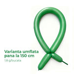 Baloane de Modelaj, Flippy, Set 50 bucati, Model Standard, din Latex, 30 x 1.5 cm, 1.8 g per unitate, pana la 150 cm,