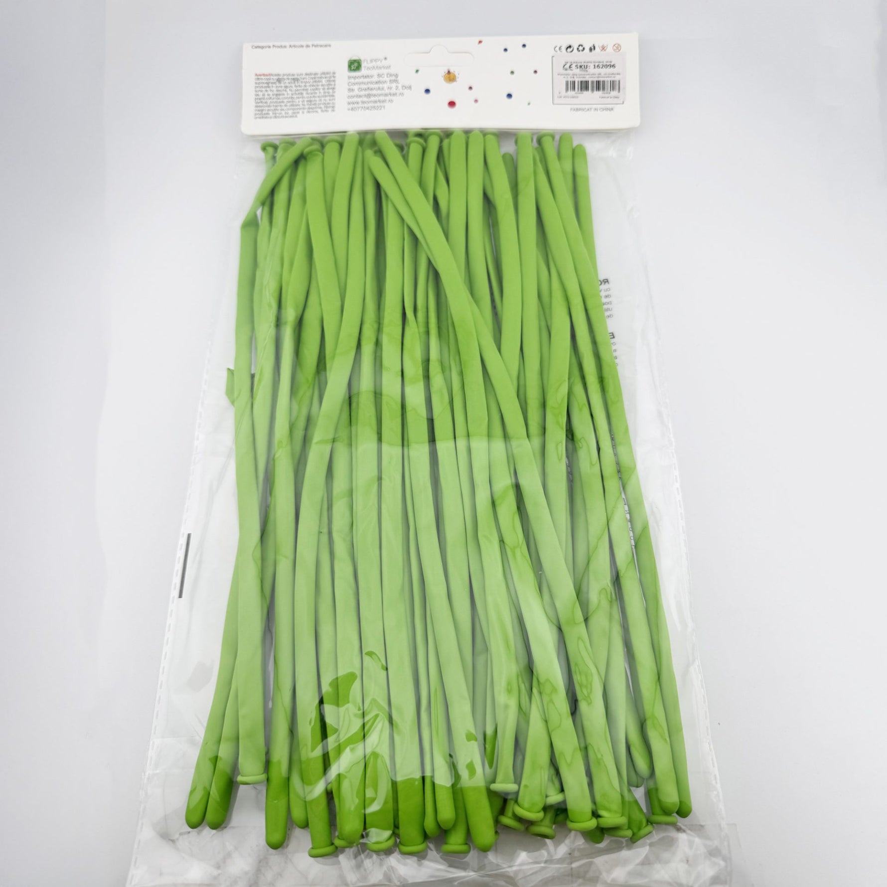 Baloane de Modelaj, Flippy, Set 50 bucati, Model Standard, din Latex, 30 x 1.5 cm, 1.8 g per unitate, pana la 150 cm,