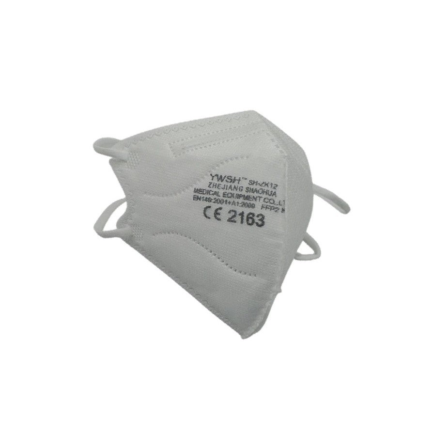 Set 50 bucati Masca de protectie faciala pentru copii, Flippy®️, de unica folosinta, FFP2 CE 2163, 5 straturi,