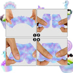 Set 6 Accesorii pentru Prajituri Sirena, Flippy, Colectia Mermaid, 22.7 x 8.7 cm, Multicolor