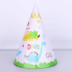 Set 6 Coifuri, Flippy, Colectia Dino Park, 20 x 14 cm, din Carton, Multicolor