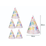 Set 6 Coifuri Happy Everyday, Flippy, pentru Petrecere, 20x14 cm, Multicolor