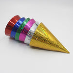 Set 6 Coifuri Metalizate, Flippy, pentru Petrecere, Tematica Aniversare, Albastru