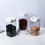 Set 6 Recipiente din Plastic, Flippy, pentru Alimente/Obiecte, Inchidere Ermetica, 2 x 0.5l, 2 x 0.8l, 2 x 1.2l, Capac