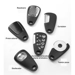 Set 6 in 1 mini ustensile bucatarie Flippy, taietor pizza, cutit, curatator, razatoare, desfacator, presa usturoi,