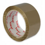 Set 6 Role Banda Adeziva Solvent Vibac pentru Ambalare Cutii si Sigilare Colete, Rezistenta, Aderenta Ridicata, 48 mm x