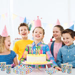 Set 6 Suflatori, Flippy, Colectia LA MULTI ANI, 20 cm, din Carton, Multicolor