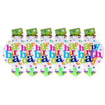 Set 6 Suflatori Happy Birthday, Flippy, pentru Petrecere, Tematica Aniversare, 13x7.8 cm, Multicolor
