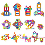 Set 60 Piese Magnetice de Constructie, Flippy, Piese Mari, Magnetic Blocks, Forme Geometrice, 3 Ani, ABS, Magnet, 22 x