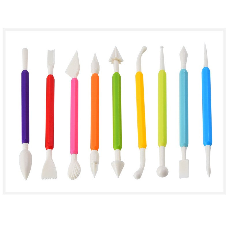 Set 66 Piese Ustensile pentru Ornare Prajituri, Flippy, din Plastic si Otel Inoxidabil, Multicolor
