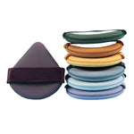 Set 7 Bureti de Machiaj Triunghi Flippy, Reutilizabili, Utilizare Umeda sau Uscata, 5.5 x 5.5 x 1.3 cm, Powder Puff,