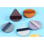 Set 7 Bureti de Machiaj Triunghi Flippy, Reutilizabili, Utilizare Umeda sau Uscata, 5.5 x 5.5 x 1.3 cm, Powder Puff,
