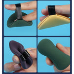 Set 7 Bureti de Machiaj Triunghi Flippy, Reutilizabili, Utilizare Umeda sau Uscata, 5.5 x 5.5 x 1.3 cm, Powder Puff,