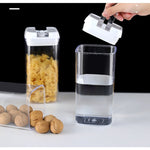 Set 7 Recipiente din Plastic, Flippy, pentru Alimente/Obiecte, Inchidere Ermetica, 2 x 0.5l, 2 x 0.8l, 2 x 1.2l, 1 x