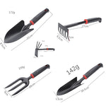 Set 7 Unelte de Gradina Flippy, pentru Plantare Prelucrare Sol si Ingrijire Plante, Material PVC si cardboard, 31.5 x 8