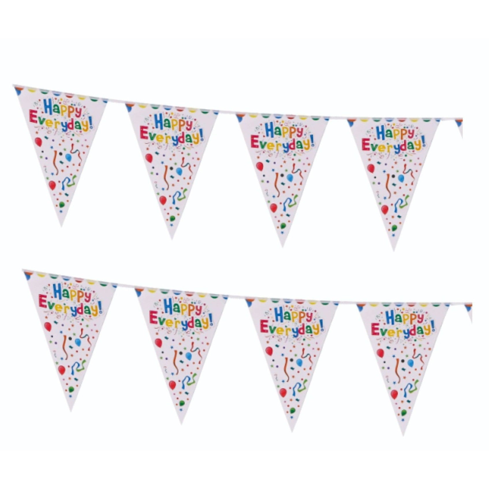 Set 9 Accesorii pentru Masa, Petrecere, Flippy, Model Happy Everyday, 78 buc, Multicolor