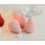 Set 9 Lumanari Parfumate, Flippy, Model Capsunici, Ardere 30 min, 117g, 9.3 x 9.3 x 3.8 cm, Roz