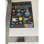 Set 9 Planse Razuibile, Flippy, Scratch ArtCards, +3 Ani, de Razuit si de Colorat, 19 x 14 cm, Model Spatiu Cosmic,