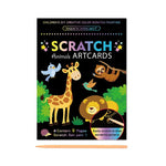 Set 9 Planse Razuibile, Flippy, Scratch ArtCards, +3 Ani, de Razuit si de Colorat, 19 x 14 cm, Model ZOO, Multicolor