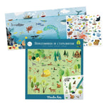 Set abtibilduri de transfer Exploratorul, Moulin Roty
