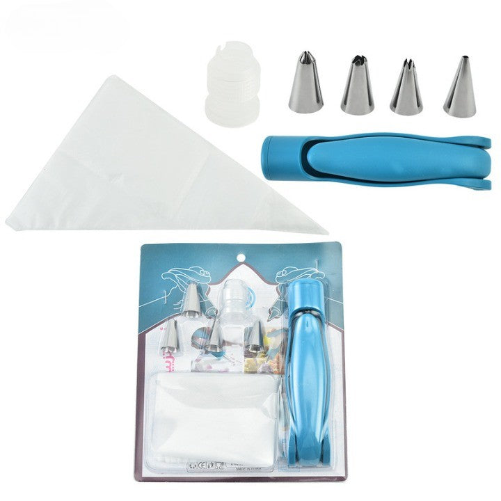 Set Accesorii Decorare Prajituri si Torturi, Flippy, 5 Capete pentru Modele, 21.7x18.8 cm, Ustensila Manuala pentru
